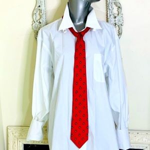 VINTAGE Christopher Hart Silk Festive Holiday Tie UNISEX